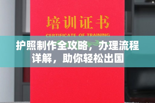 武昌护照制作全攻略，办理流程详解，助你轻松出国